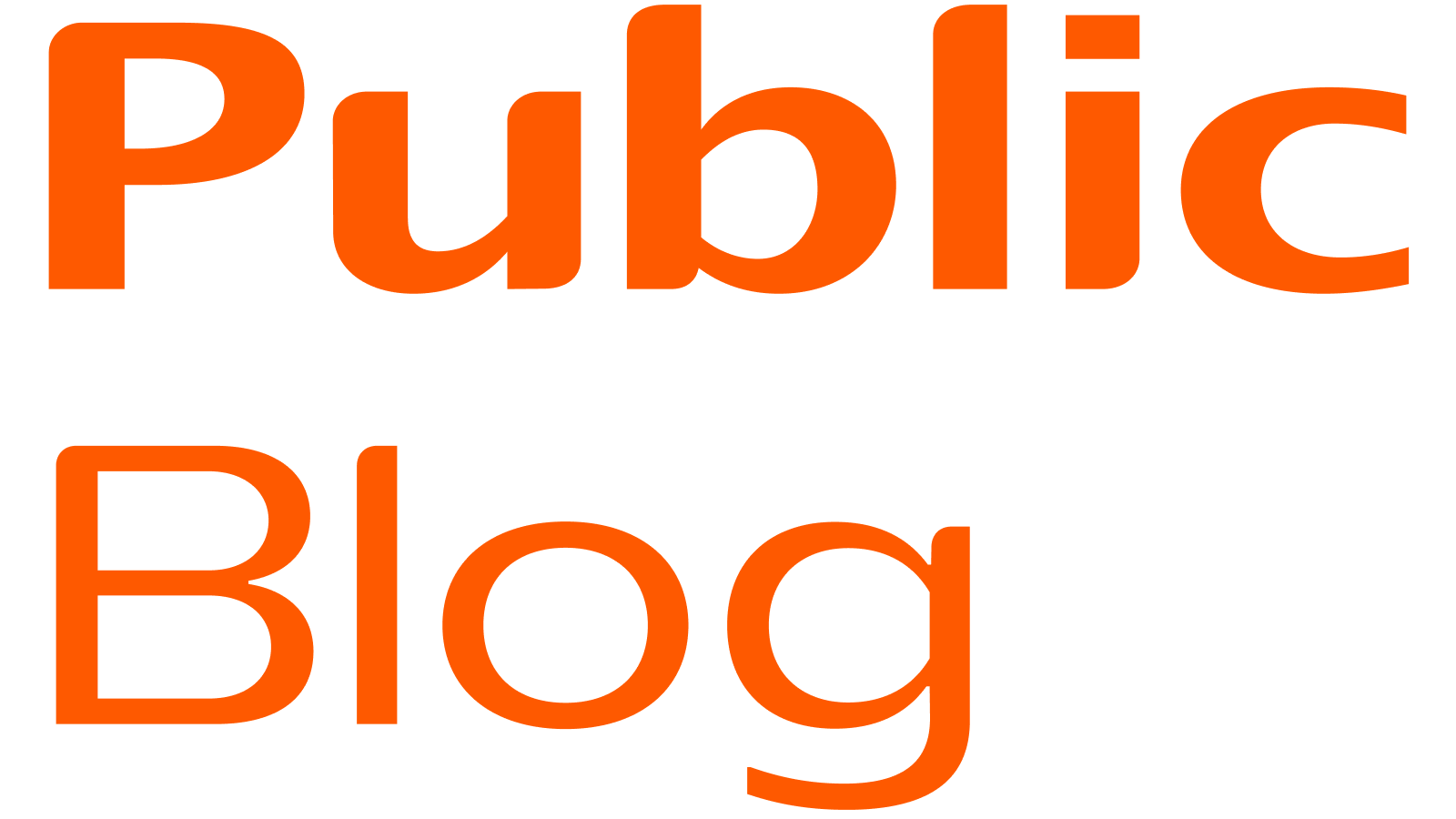Public Blog Logo