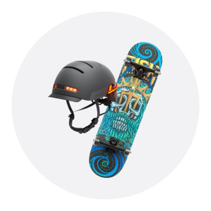 Skateboard & Rollerblades