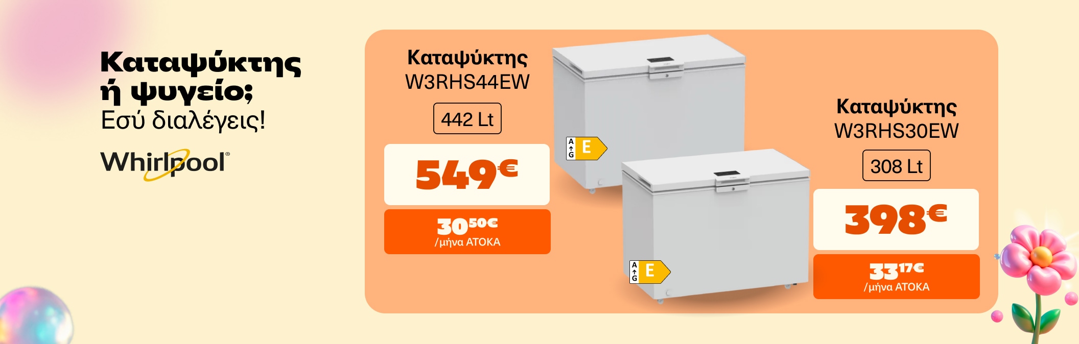 Καταψύκτης ή ψυγείο - Εσύ διαλέγεις
