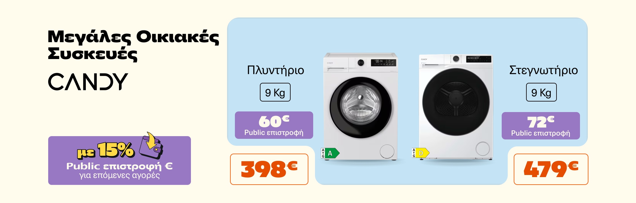 Οικιακές Συσκευές Candy