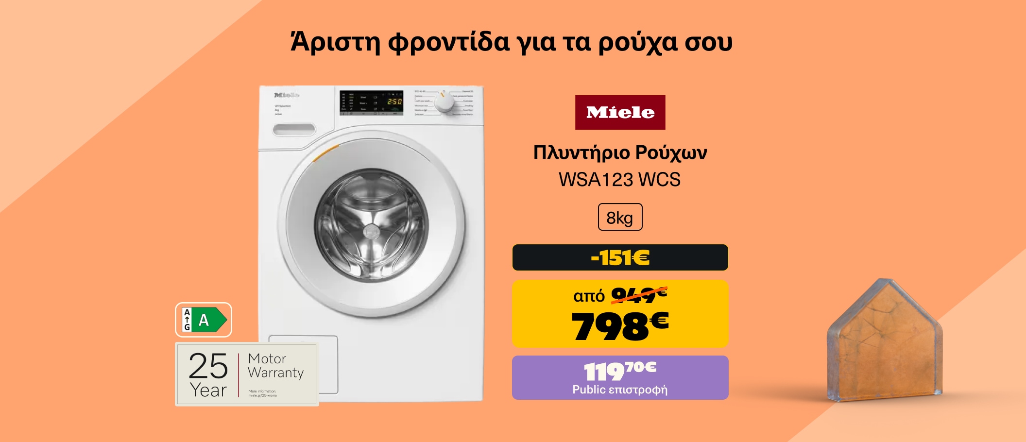 Πλυντήριο Miele με Wallet!
