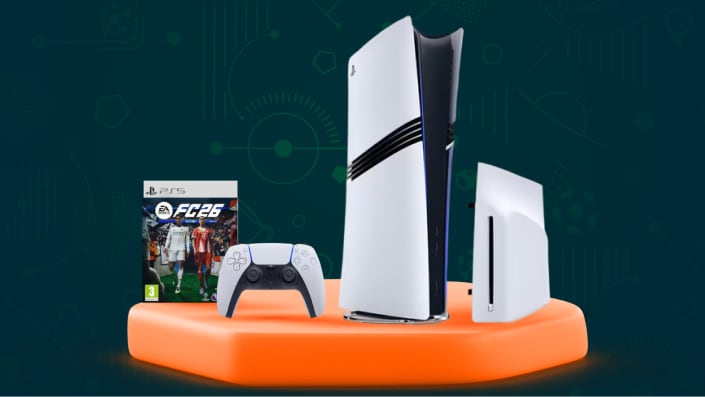 PlayStation®5 Pro, EA SPORTS FC™ 26 & Μονάδα δίσκου στα Public.