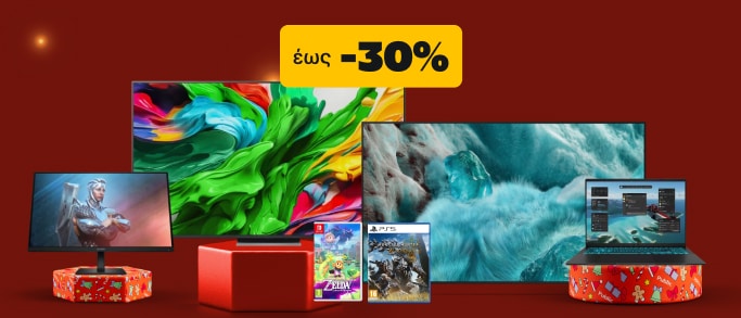 Βρες εκατοντάδες προϊόντα
                            τεχνολογίας με όφελος 30%!