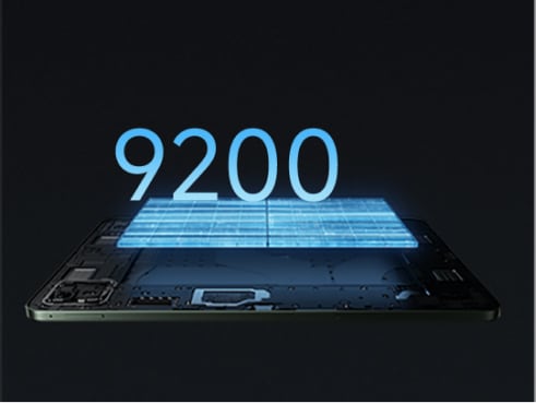 Μεγάλη μπαταρία 9200mAh (typ) με 45W turbo charging.